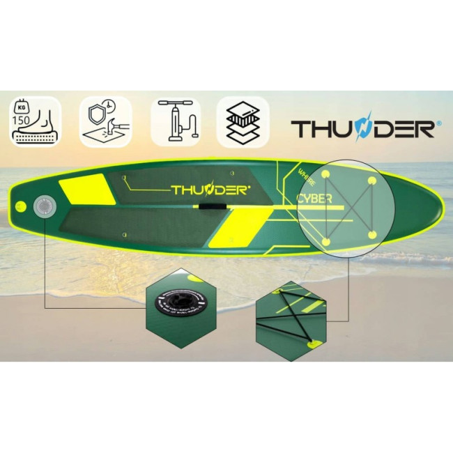 Надувная доска SUP (Сапборд) THUNDER CYBER 320