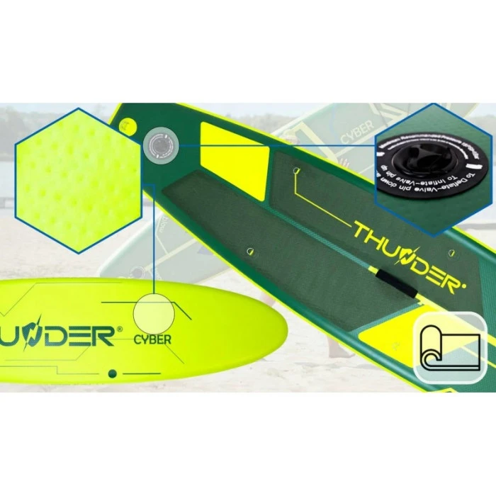 Надувная доска SUP (Сапборд) THUNDER CYBER 320