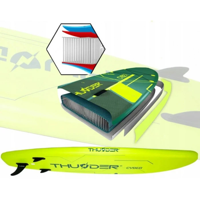 Надувная доска SUP (Сапборд) THUNDER CYBER 320
