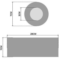 Защита для весла John Paddle Float SUP 28 см, разноцветная