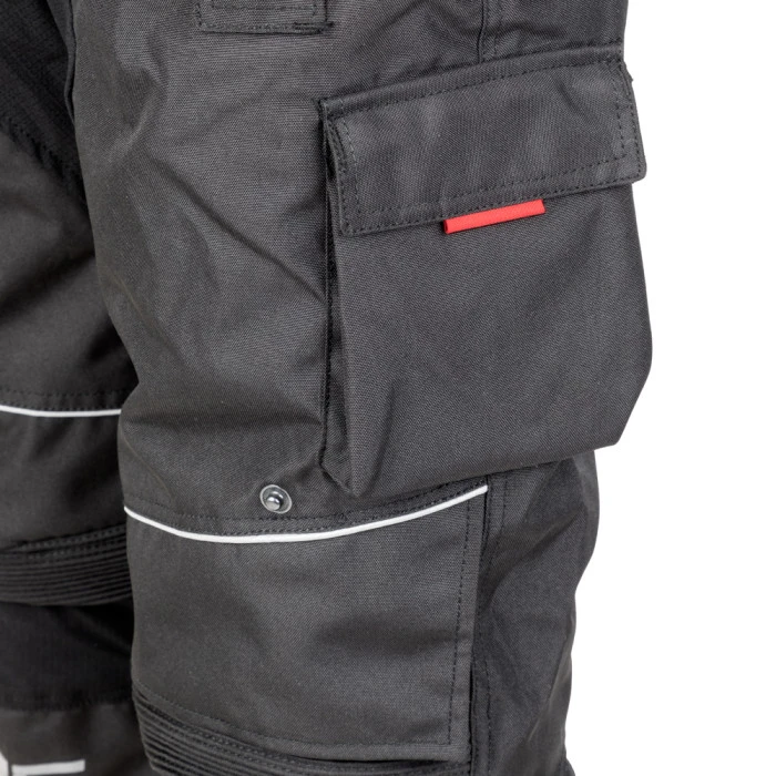 Мужские мотоштаны W-TEC Thollte - черные/L