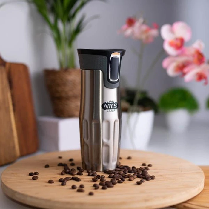 Термочашка NILS CAMP NCC06 420 мл серебряная