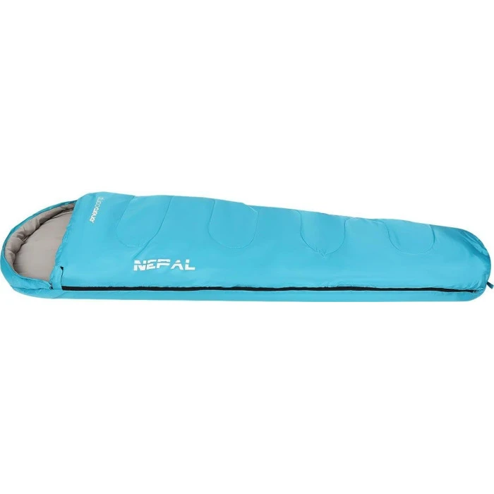 Спальник туристичний компресійний ENERO CAMP, 210x80х50 cм, синій