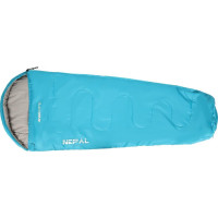 Спальник туристичний компресійний ENERO CAMP, 210x80х50 cм, синій