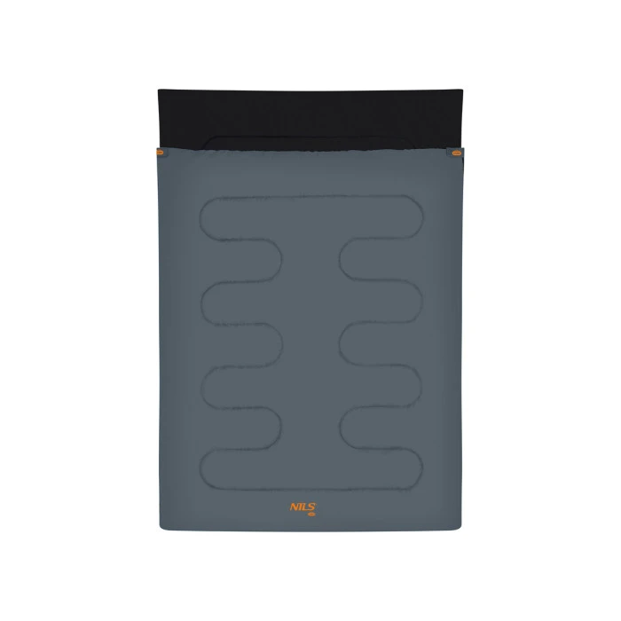 Спальний мішок NILS CAMP NC2001, сіро-помаранчевий