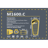 Спальный мешок Mummy Green Abarqs AbarQs 1600.Z