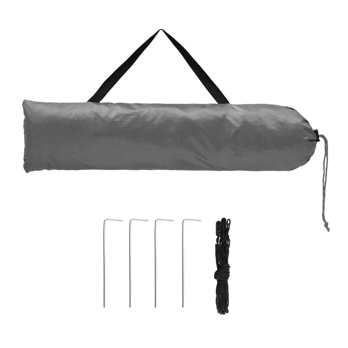 Намет санітарний NILS CAMP NC3025 XL, 120 х 120 х 210 см, сірий