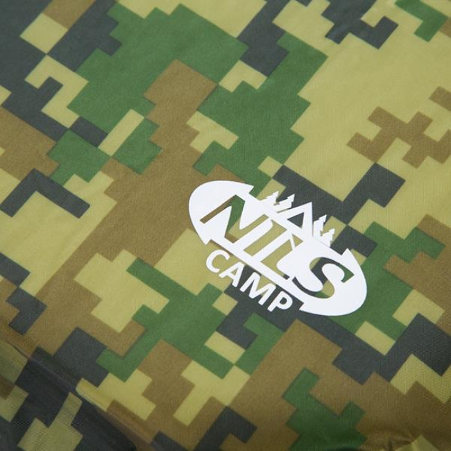 Самонадувающийся мат NILS CAMP NC4050, 185 х 65 х 5 см, камуфляжный
