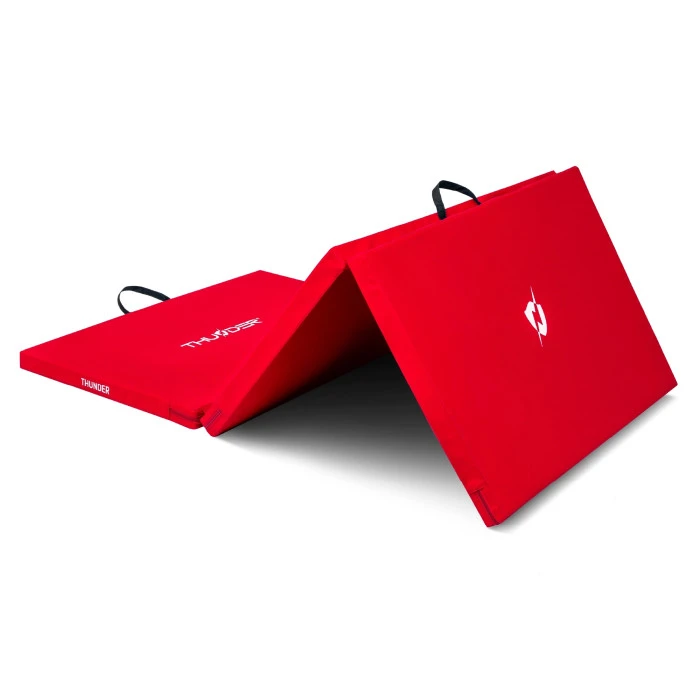 Мат гимнастический THUNDER MG-03, 197 х 90 х 5 см, красный