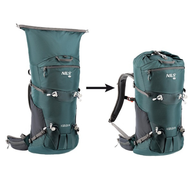 Рюкзак туристический NC1938 GREEN 40L NILS CAMP