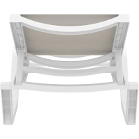 Шезлонг Siesta Rio, біло-бежевий