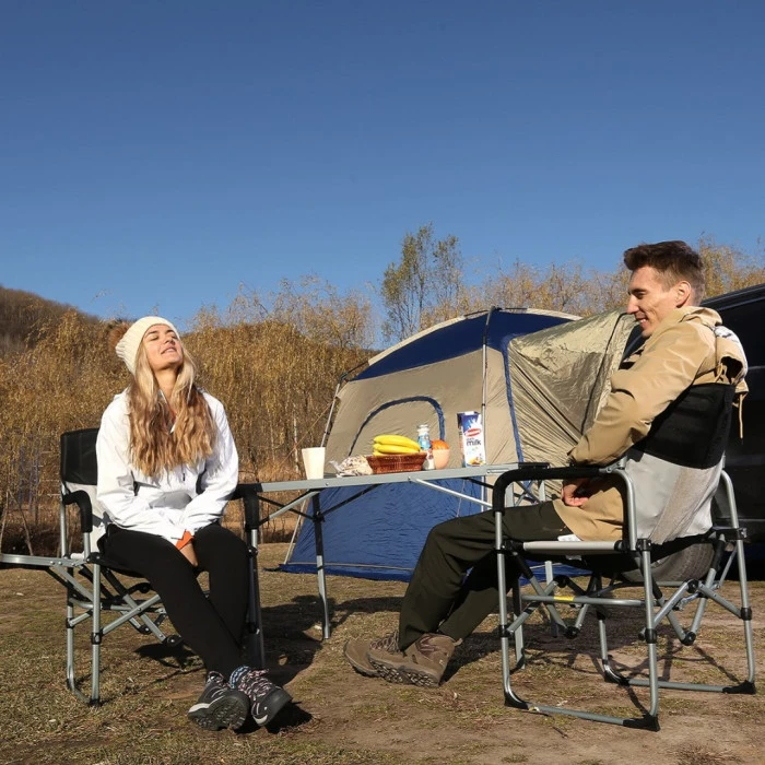 Кресло раскладное для кемпинга KING CAMP Director, серое