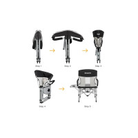 Кресло раскладное для кемпинга KING CAMP Director, серое