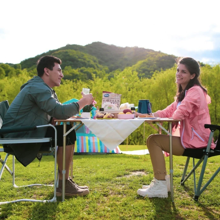 Раскладной стол для кемпинга KINGCAMP Bambus 100 x 65 см