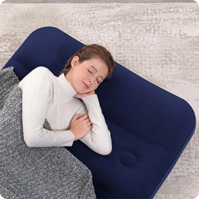 Матрац надувний Bestway 67224 з вбудованим насосом 188x99 см, синій