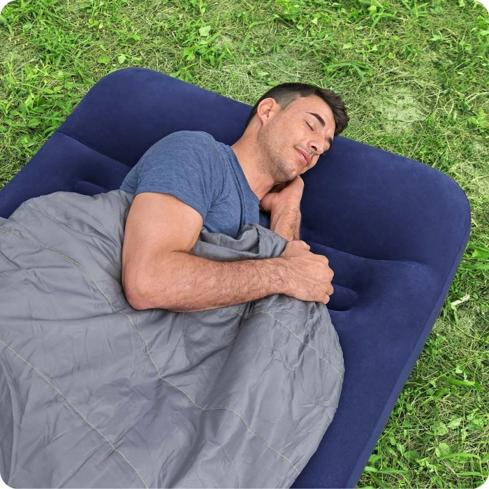 Матрац надувний Bestway 67224 з вбудованим насосом 188x99 см, синій