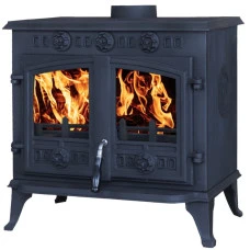 Дров'яна піч-камін чавунна Thunder Atar 10кВт