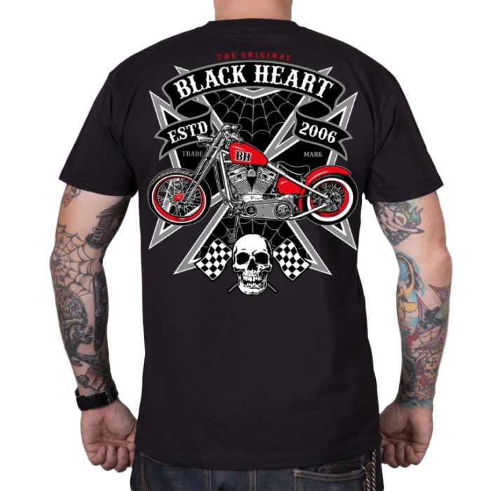 Футболка мужская BLACK HEART Iron - L - черная