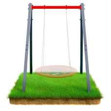 Каркас для гойдалки K-SPORT КSОZ016, 164 х 140 х 206 см - червоно-сірий