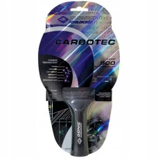 Ракетка для настольного тенниса DONIC CarboTec 900, черно-красная.