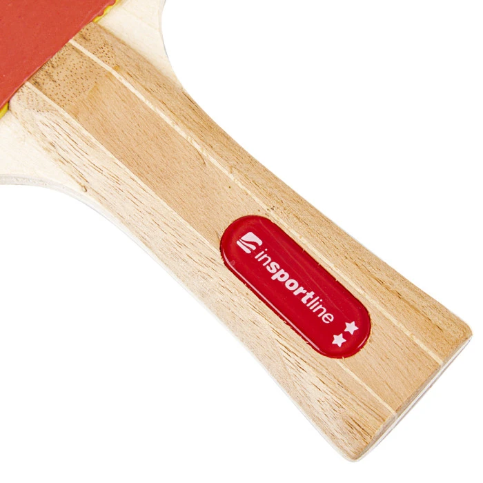 Ракетка для настольного тенниса inSPORTline Shootfair S2, черно-красная.