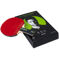 Ракетка для настольного тенниса Cornilleau NEXEO X200 OUTDOOR, черно-красная.