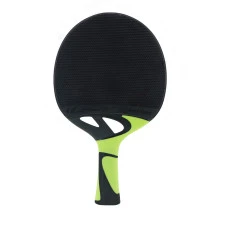 Ракетка для настольного тенниса Cornilleau TACTEO 50 OUTDOOR, черно-зеленая.