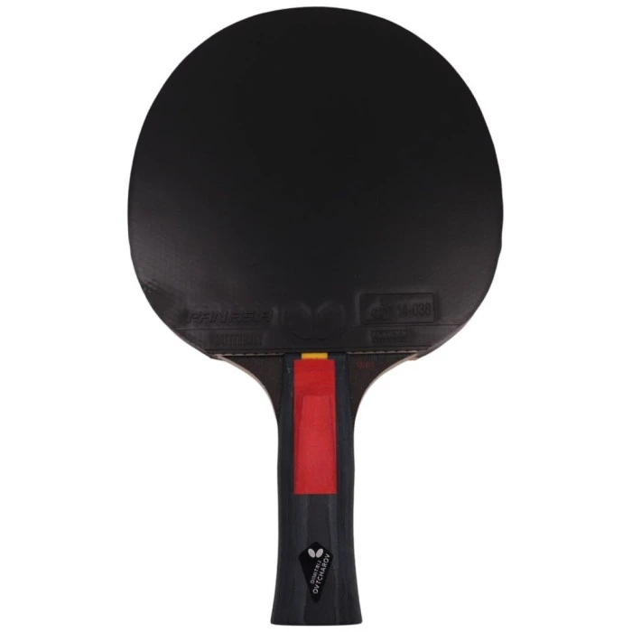 Ракетка для настільного тенісу BUTTERFLY Ovtcharov Ruby, чорно-червона