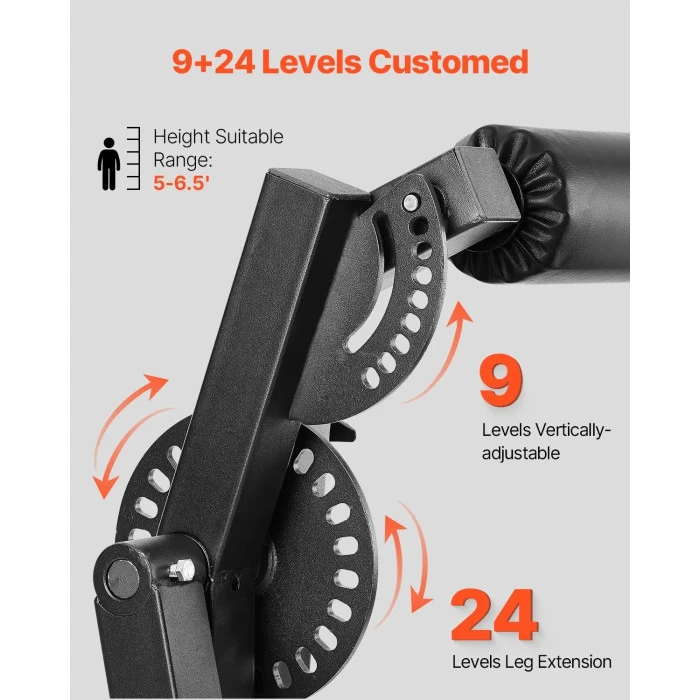 Жим ногами VEVOR UB2903A, черно-красный