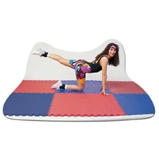 Коврик-пазл SPARTAN 100 х 100 х 2 см красно-синий