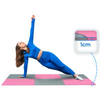 Коврик-пазл THUNDER PZ-02 60 х 60 розовато-серый