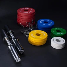 Набор дисков Gym Rage + 2 олимпийские грифы и зажимы