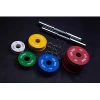 Набір дисків Gym Rage + 2 олімпійські грифи та затискачі