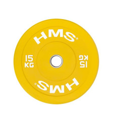 Диск олимпийский HMS CBR15 15 кг желтый