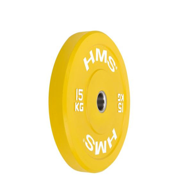 Диск олімпійський HMS CBR15 15 кг, жовтий