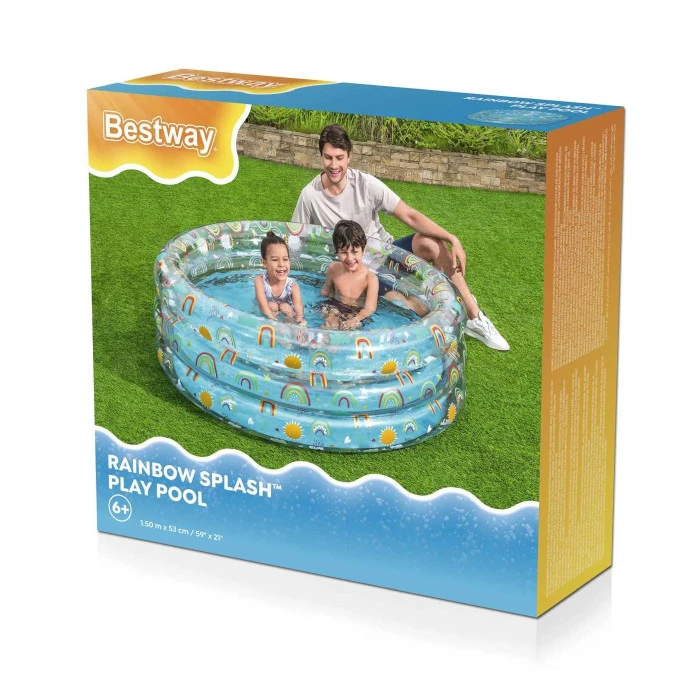 Бассейн надувной детский Тропики Bestway 51045 150х53 см