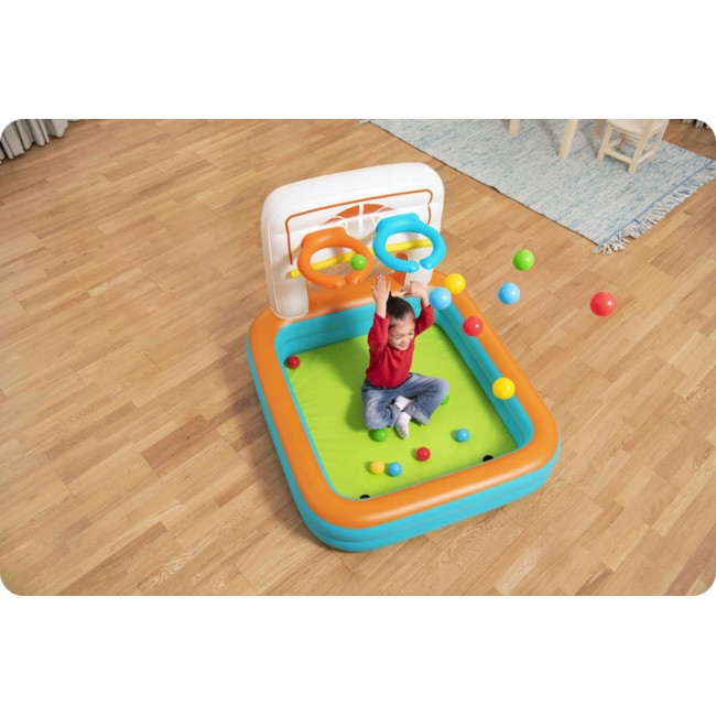 Надувний ігровий майданчик Kick 'N Swish Bestway 52728 120x107x84 см