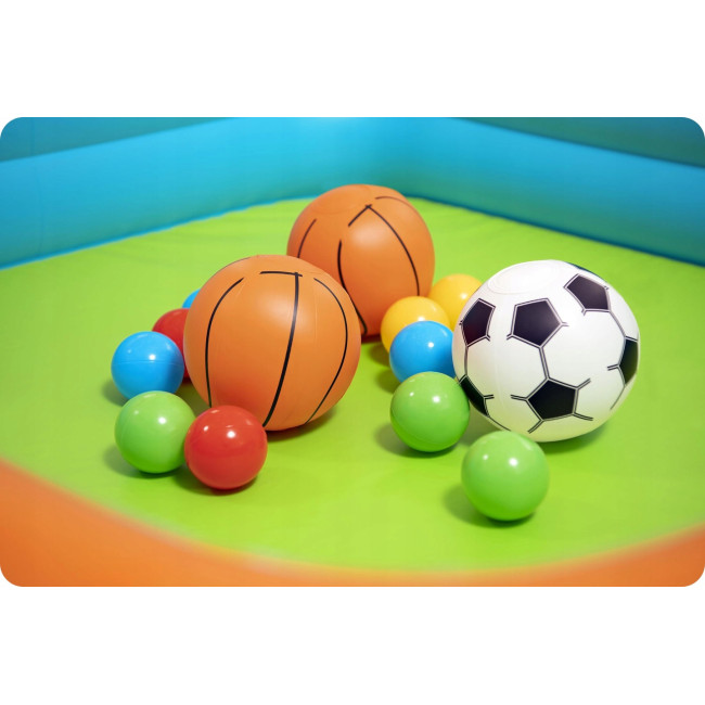 Надувний ігровий майданчик Kick 'N Swish Bestway 52728 120x107x84 см