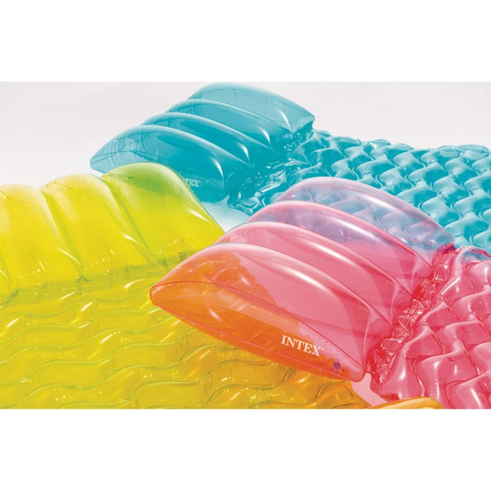 Матрас надувной для плавания Intex 58725 голубой, 173 х 89 см