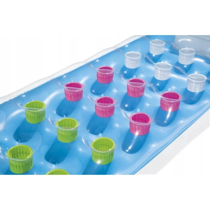 Матрац надувний пляжний з віконцем Bestway 43040 синій, 188 x 71 см