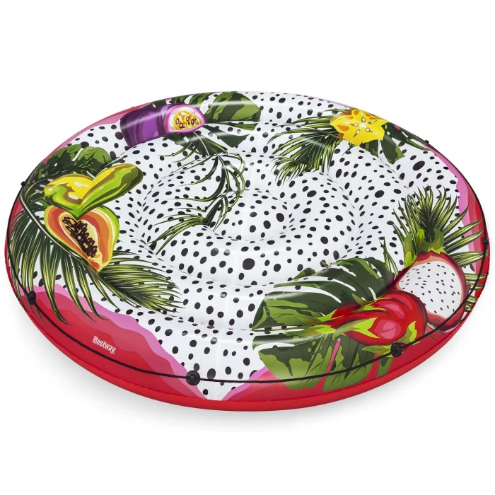 Матрац надувний для плавання Bestway 43720, різнокольоровий 188 см