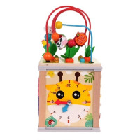 Детский многофункциональный деревянный куб.