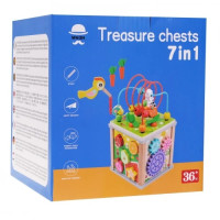 Детский многофункциональный деревянный куб.