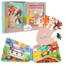 Пальчиковый театр из 5 элементов + книга о ферме Ramiz ZDZ.TL-56