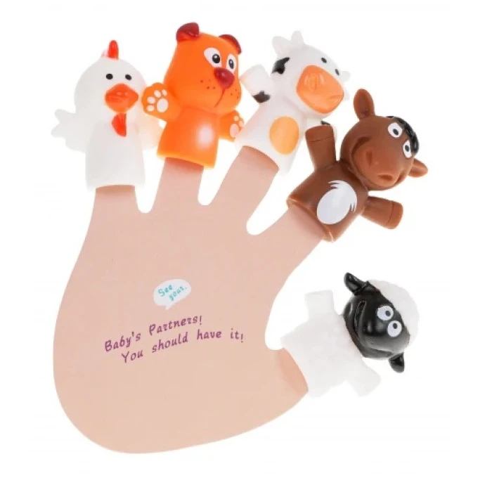 Пальчиковый театр из 5 элементов + книга о ферме Ramiz ZDZ.TL-56