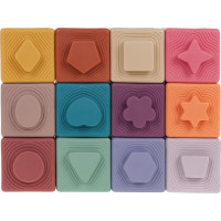 Дитячий набір сенсорних кубиків Цифри 12 ел. ZDN.628-43