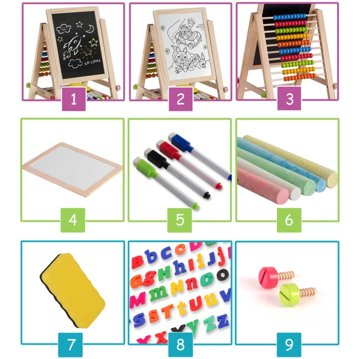 Магнитная доска 20 x 26 см Ricokids складная Ricokids