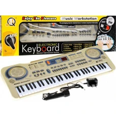 Детский синтезатор 5+ Микрофон + Запись + USB MP3