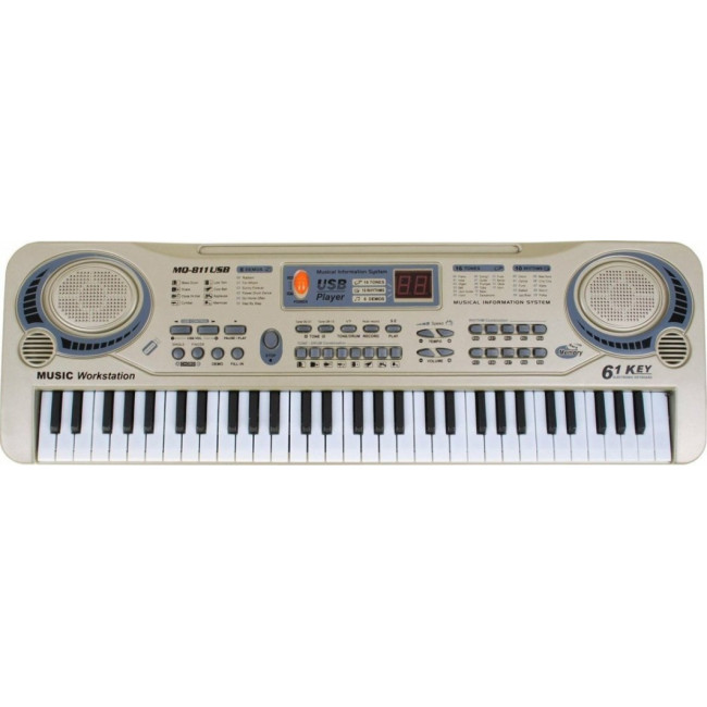 Детский синтезатор 5+ Микрофон + Запись + USB MP3