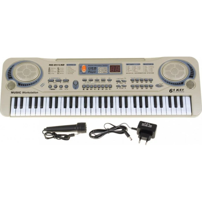 Дитячий синтезатор 5+ Мікрофон + Запис + USB MP3